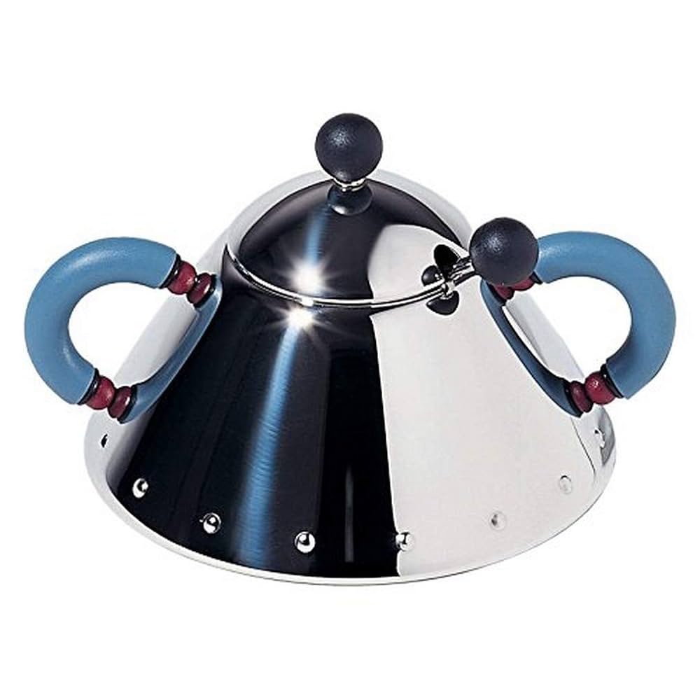 Alessi ステンレススチール ボウル 2005 Amazon.com | Alessi Michael Graves Sugar Bowl And Spoon
